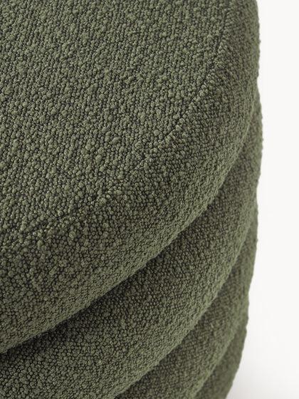 Westwing Collection XL Bouclé-Polsterhocker Alto mit Stauraum Letzter Tag
