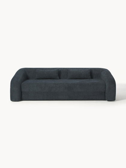 Westwing Collection Schlafsofa Eliot (3-Sitzer) aus Teddy-Bouclé Bis zu 50% Rabatt