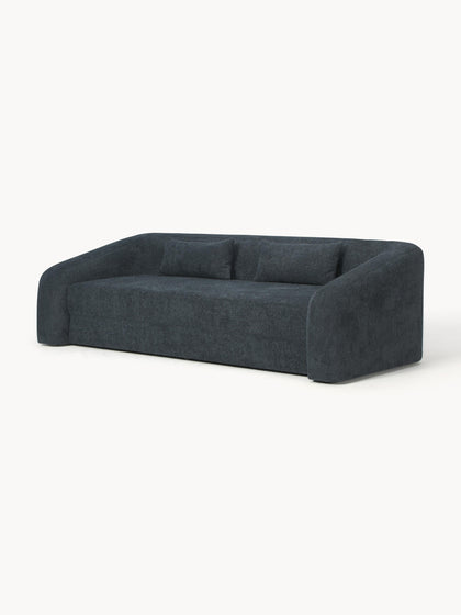 Westwing Collection Schlafsofa Eliot (3-Sitzer) aus Teddy-Bouclé Bis zu 50% Rabatt