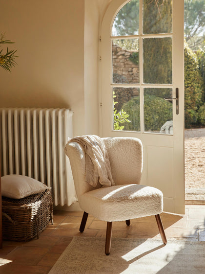Westwing Collection Teddy-Cocktailsessel Robine Super Rabatt