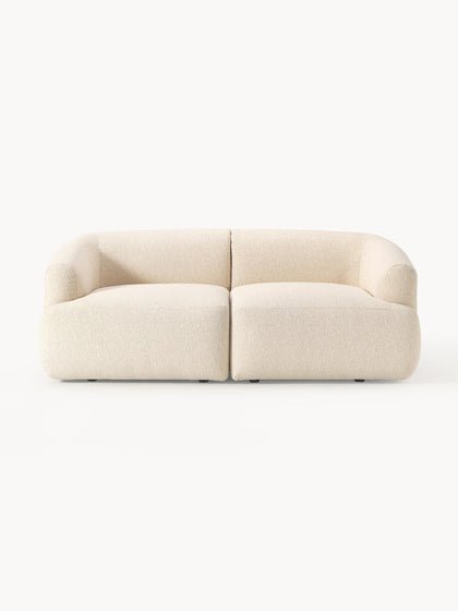 Westwing Collection Modulares Bouclé-Sofa Sofia (2-Sitzer)