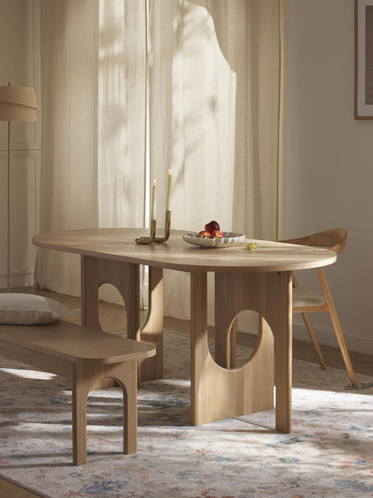 Westwing Collection Ovaler Esstisch Apollo in verschiedenen Größen Outlet