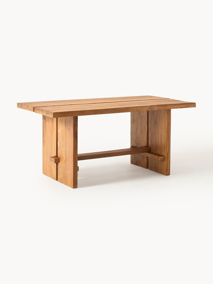 Westwing Collection Esstisch Hugo aus Teakholz in verschiedenen Größen im Angebot