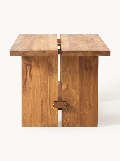 Westwing Collection Esstisch Hugo aus Teakholz in verschiedenen Größen im Angebot