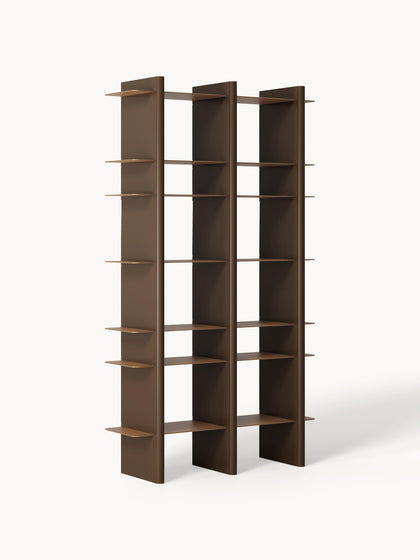 Westwing Collection Hohes Regal Rami mit Metall-Elementen