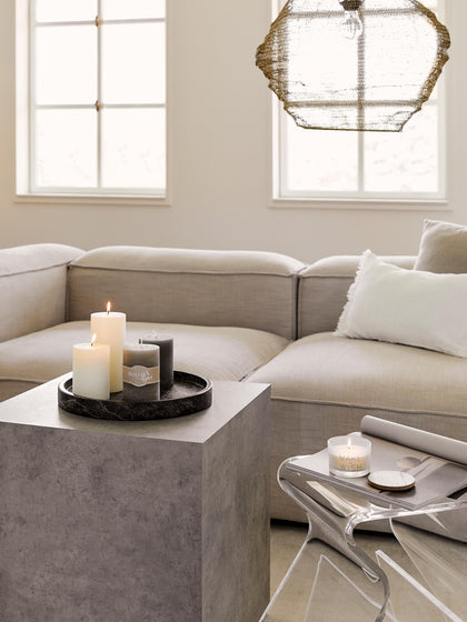Westwing Collection Beistelltisch Lesley in Beton-Optik Sonderangebot