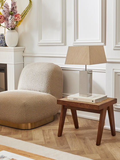 Westwing Collection Hocker Sissi mit Wiener Geflecht Rabatt