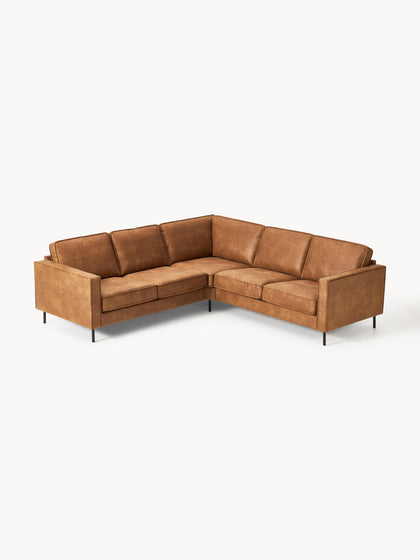 Westwing Collection Wohnlandschaft Hunter aus recyceltem Leder Günstig kaufen