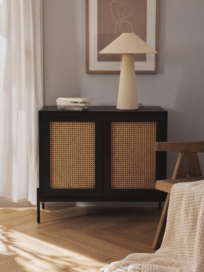 Westwing Collection Sideboard Vienna mit Wiener Geflecht Großer Ausverkauf