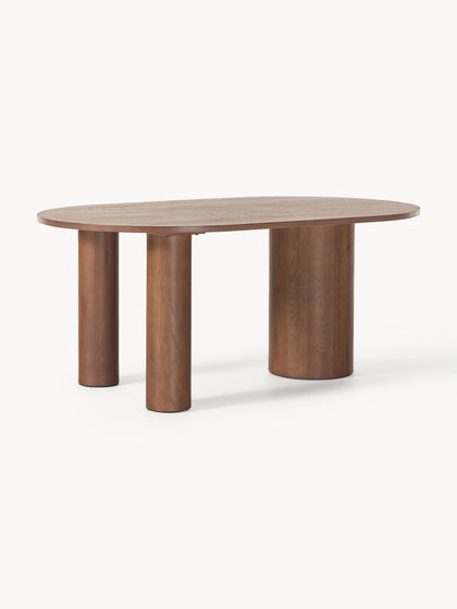 Westwing Collection Ovaler Esstisch Dunia aus Eichenholz 180 x 110 cm Cyber Monday