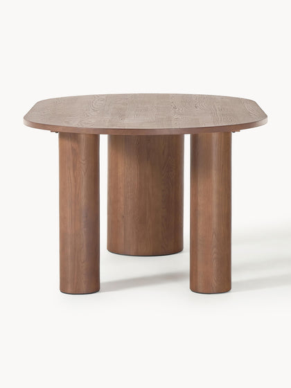 Westwing Collection Ovaler Esstisch Dunia aus Eichenholz 180 x 110 cm Cyber Monday