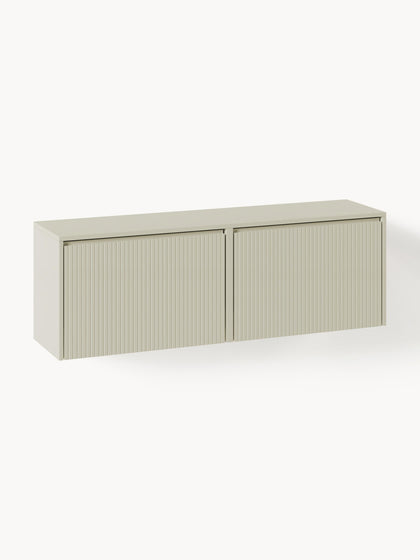 Westwing Collection Wand-Schuhschrank Shea mit Klappfächern und geriffelter Front Jubiläumsangebot