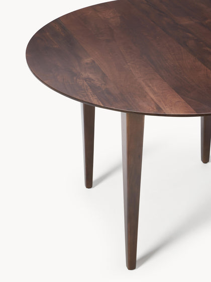 Westwing Collection Runder Esstisch Archie aus Mangoholz Ø 110 cm Riesige Ersparnisse