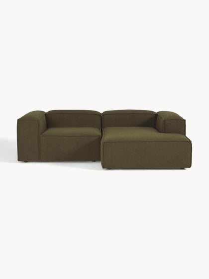 Westwing Collection Modulares Ecksofa Lennon aus Bouclé