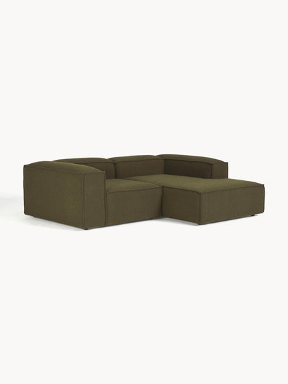 Westwing Collection Modulares Ecksofa Lennon aus Bouclé Kostenlose Rückgabe