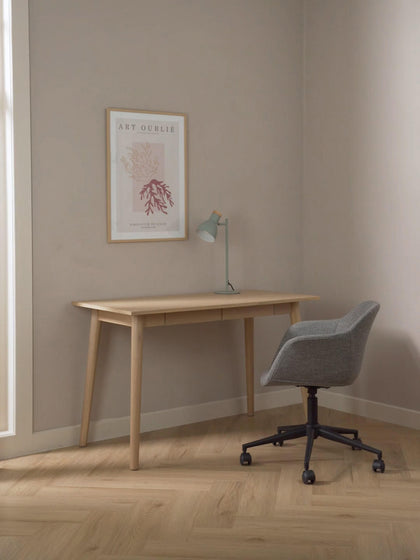 Westwing Collection Schmaler Holz-Schreibtisch Marte Neueste Stile