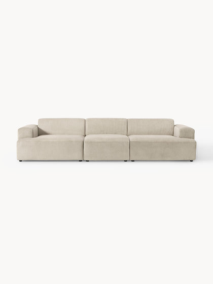Westwing Collection Cord-Sofa Melva (4-Sitzer) Super Rabatt