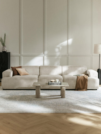 Westwing Collection Cord-Sofa Melva (4-Sitzer) Super Rabatt