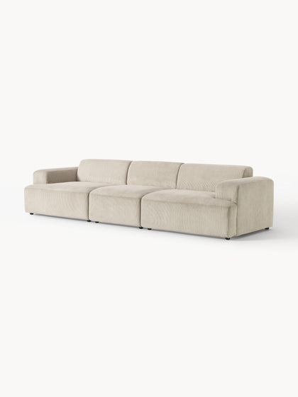 Westwing Collection Cord-Sofa Melva (4-Sitzer) Super Rabatt