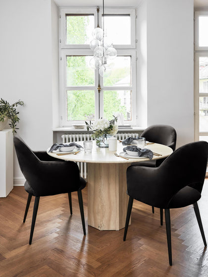 Westwing Collection Samt-Armlehnstuhl Rachel Hotsell