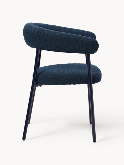 Westwing Collection Bouclé-Polsterstühle Thiago 2 Stück Exklusivangebot