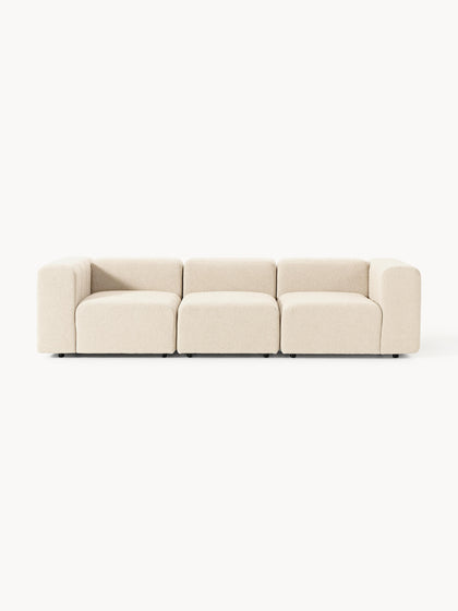Westwing Collection Modulares Bouclé-Sofa Lena (4-Sitzer)