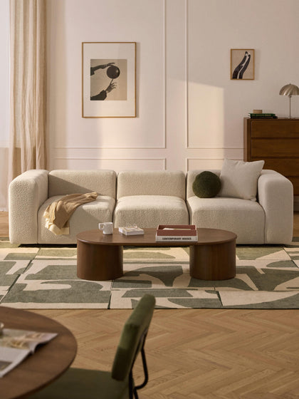 Westwing Collection Modulares Bouclé-Sofa Lena (4-Sitzer) Osterangebot