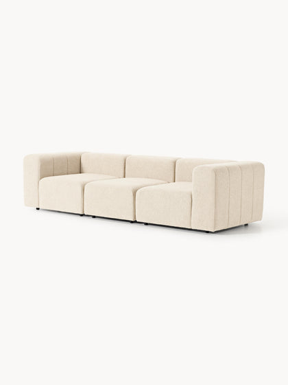 Westwing Collection Modulares Bouclé-Sofa Lena (4-Sitzer) Osterangebot