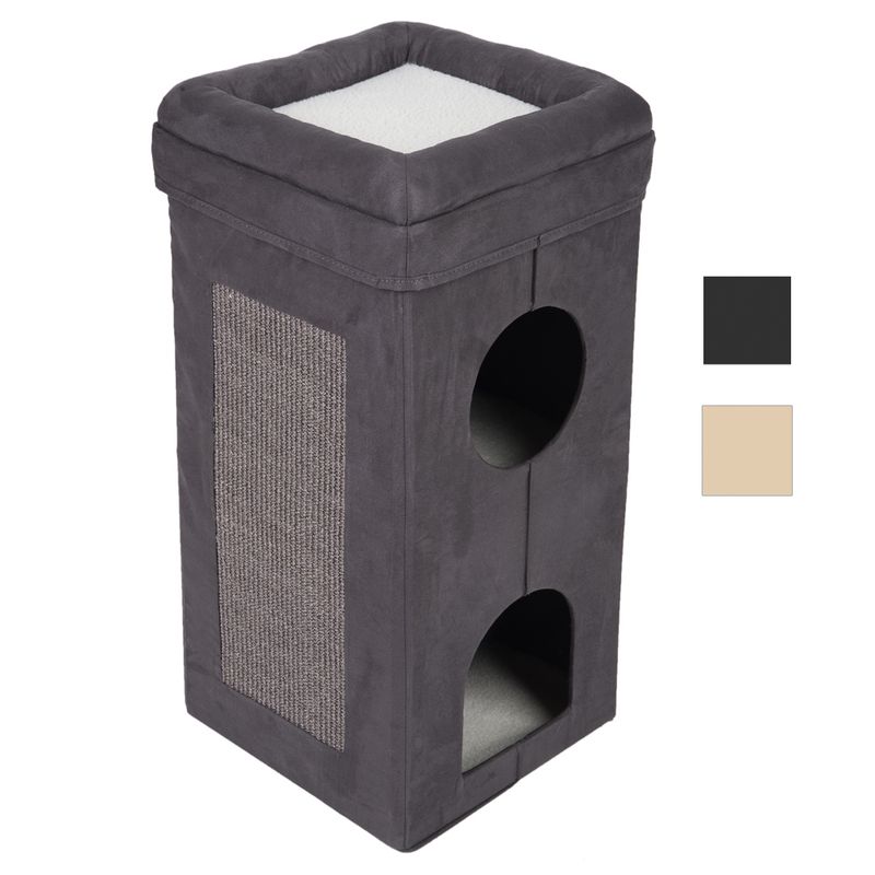 ﻿zooplus Faltbarer Katzenturm Soft’n Scratchy kaufen
