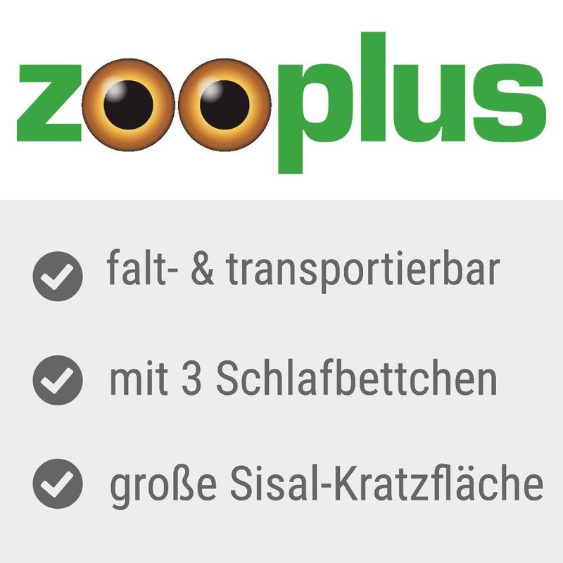 ﻿zooplus Faltbarer Katzenturm Soft’n Scratchy kaufen Riesige Rabatte
