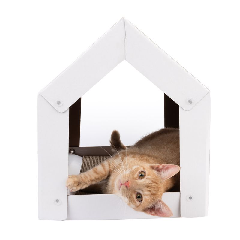 zooplus XL-Katzenhaus Home inkl. Kratzbrett - Winter kaufen zollfrei