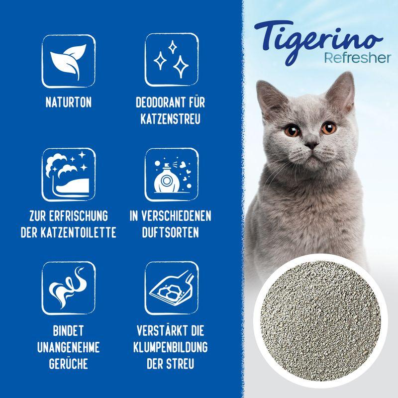 zooplus Tigerino Refresher Naturton-Deodorant für Katzenstreu – 3 Duftvarianten kaufen Osterangebot