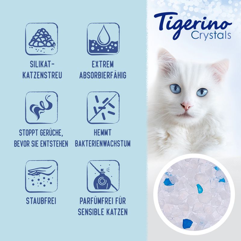 zooplus Sparpaket Tigerino Crystals Katzenstreu 6 x 5 l kaufen VIP-Rabatte
