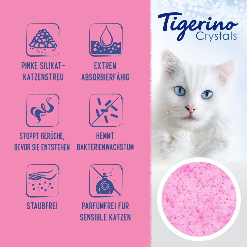 zooplus Tigerino Crystals bunte Katzenstreu - Sensitive parfümfrei kaufen Nur noch ein Tag übrig