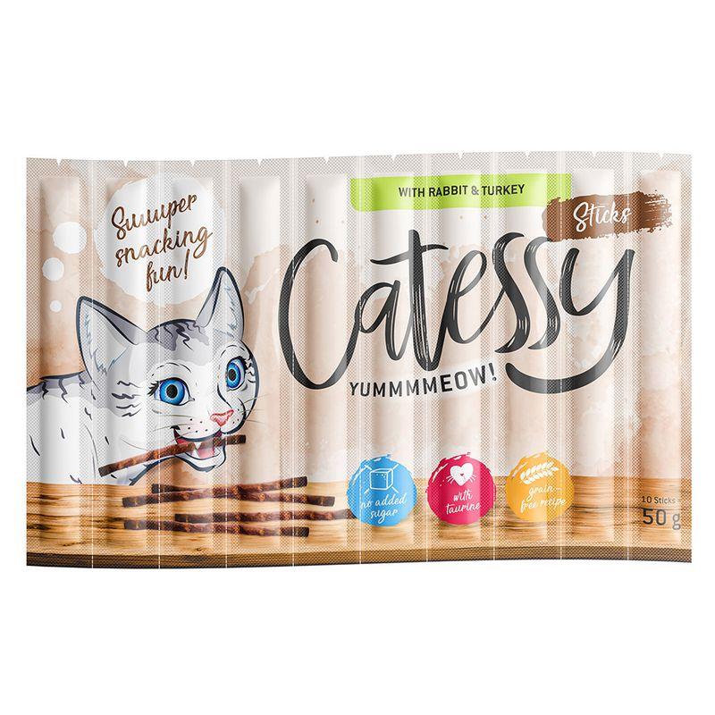 zooplus 10 x 5 g Catessy Sticks zum Probierpreis kaufen 50% Rabatt mit kostenlosem Versand