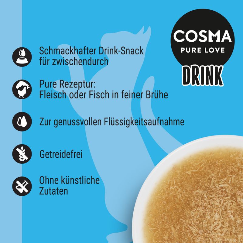 zooplus Cosma Drink 6 x 100 g kaufen Hotsell