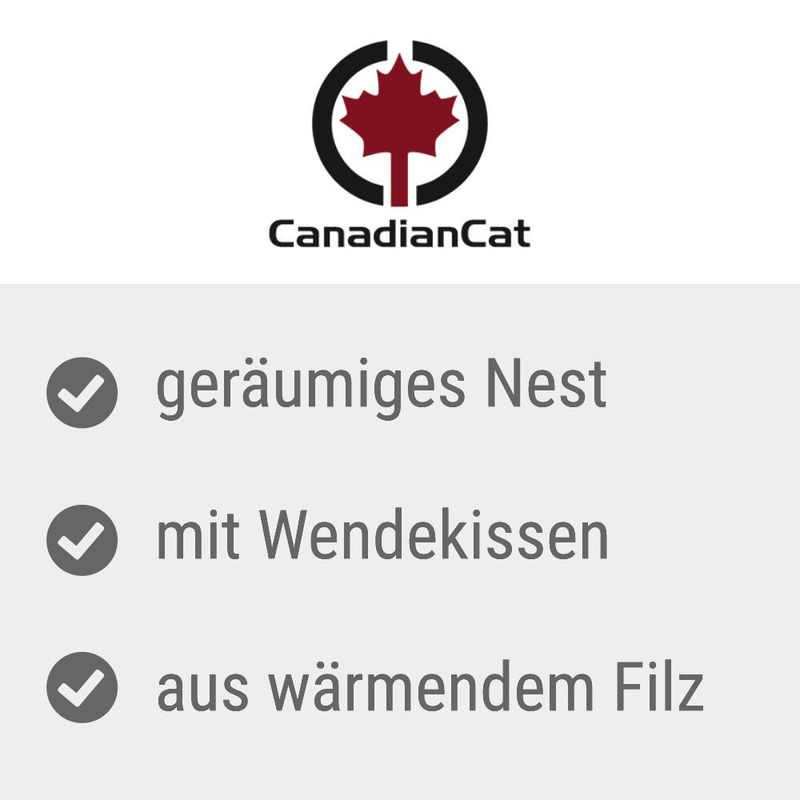 zooplus Canadian Cat Company Katzennest kaufen Lagerräumung