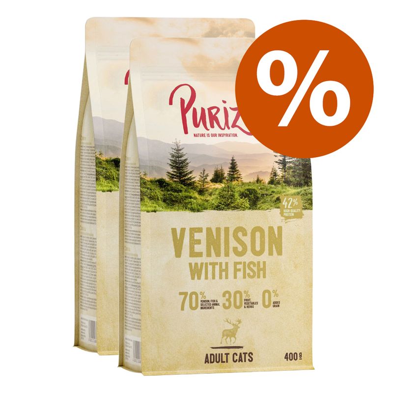 zooplus 2 x 400 g Purizon Katzentrockenfutter zum Probierpreis kaufen
