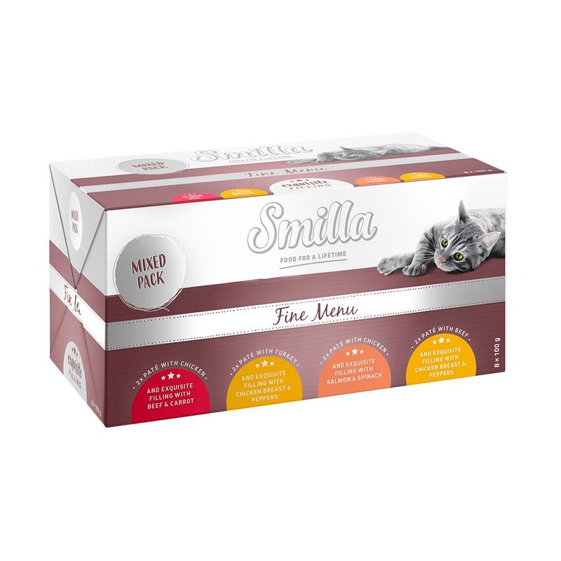 zooplus Smilla Schale Fine Menu 8 x 100 g kaufen Bis zu 60% Rabatt