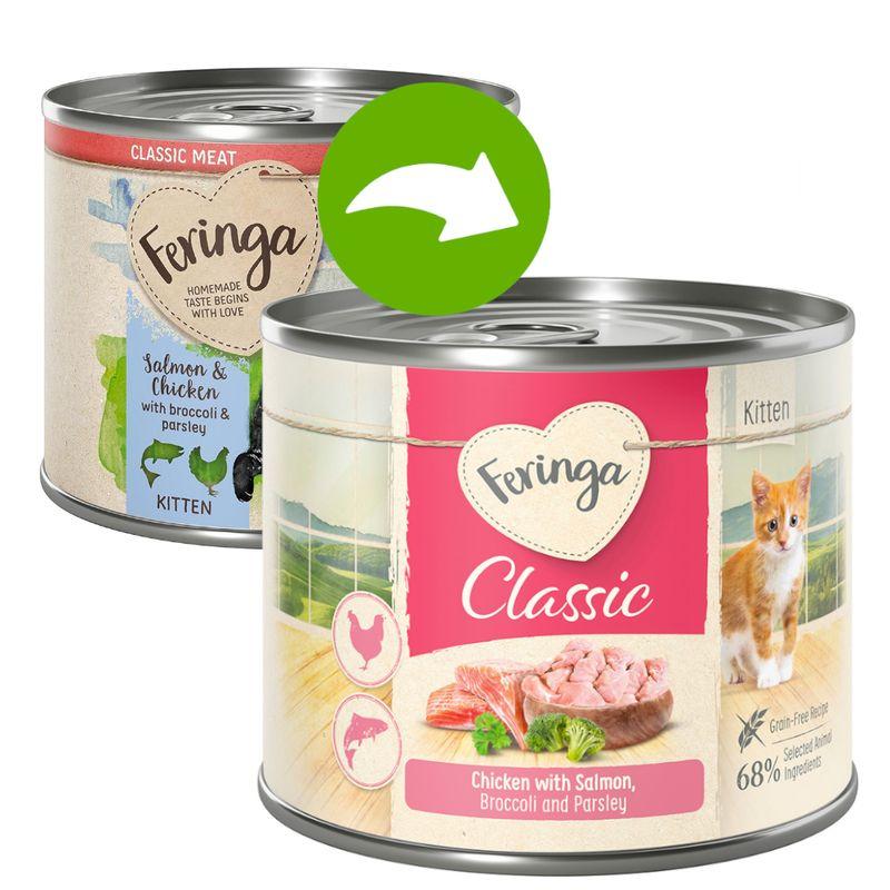 zooplus Sparpaket Feringa Classic Meat Menü Kitten 24 x 200 g kaufen Nur noch ein Tag übrig