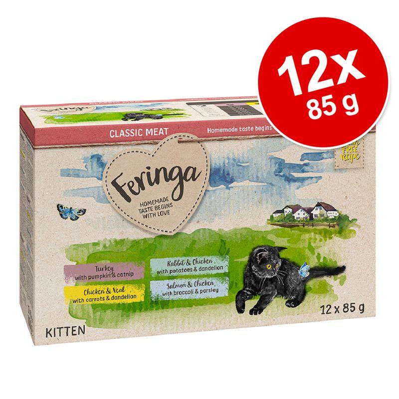 zooplus Feringa Classic Meat Menü Kitten Pouches 12 x 85 g kaufen