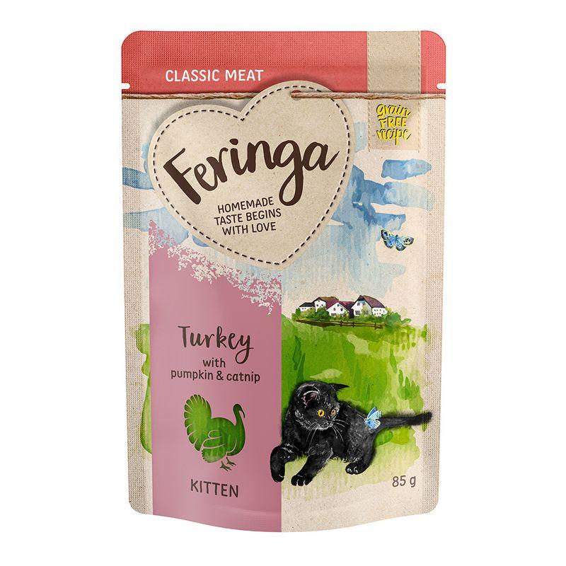 zooplus Sparpaket Feringa Classic Meat Menü Kitten Pouches 24 x 85 g kaufen Speichern exportieren