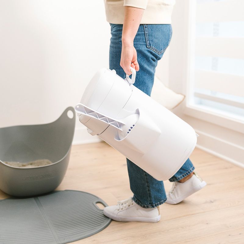zooplus LitterLocker® Genie Katzenstreu-Entsorgungseimer weiß kaufen Günstiger Verkauf