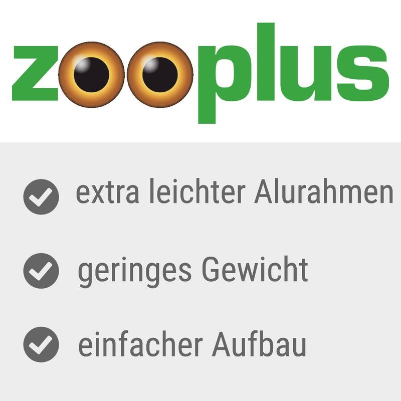 zooplus Faltbare Nylonbox Alu deluxe kaufen Preisnachlass