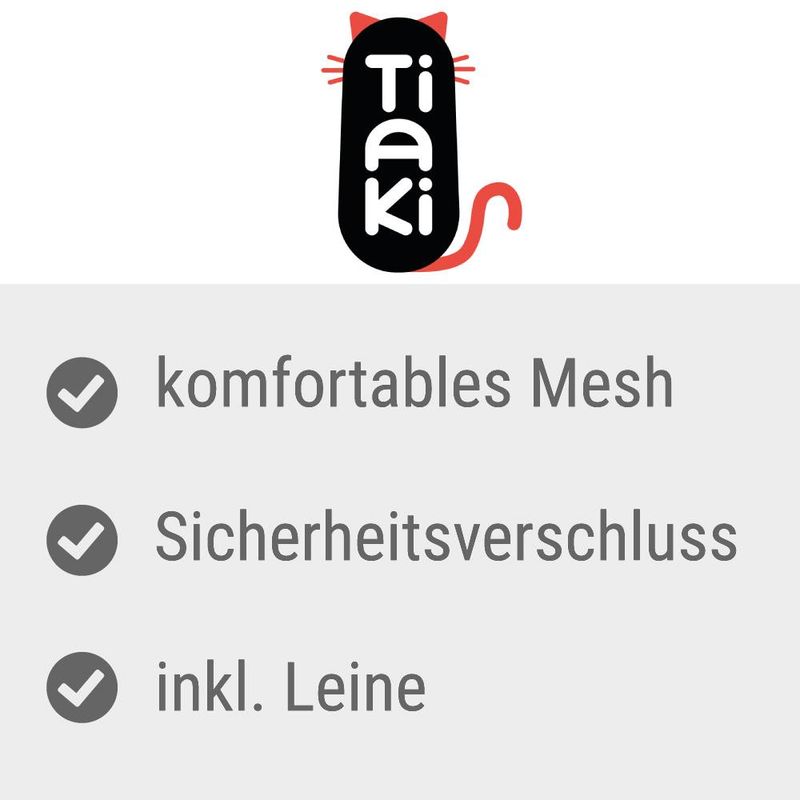 zooplus TIAKI Katzengeschirr Comfy mit Leine kaufen Top Angebot