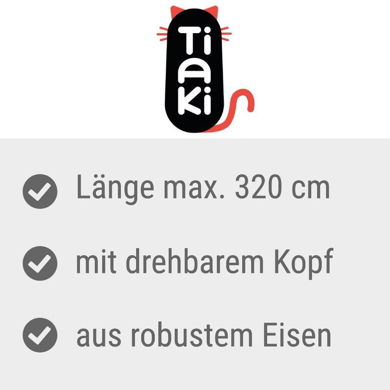 zooplus TIAKI Teleskopstange für Katzennetze kaufen Blitzangebot