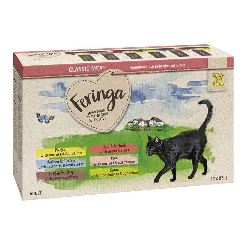 zooplus 5€ Rabatt Feringa Classic Meat Menü Pouch 24 x 85 g kaufen