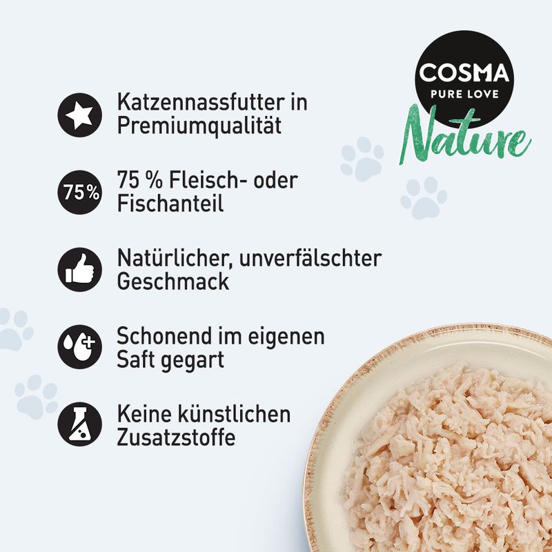 zooplus Cosma Nature 6 x 280 g kaufen Bis zu 50% Rabatt
