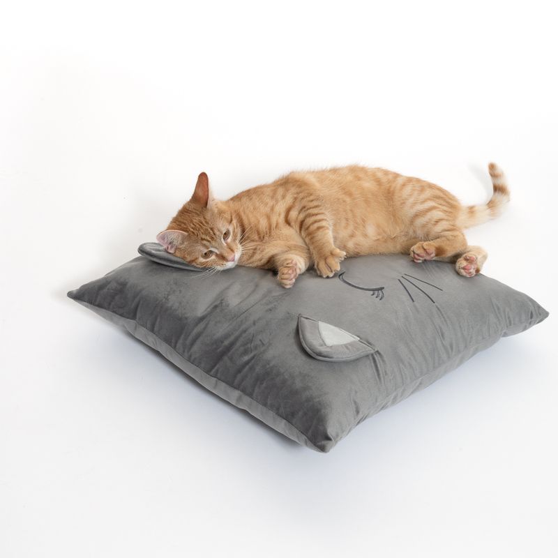 zooplus TIAKI Zierkissen mit Katzengesicht kaufen Zeitlich begrenztes Angebot