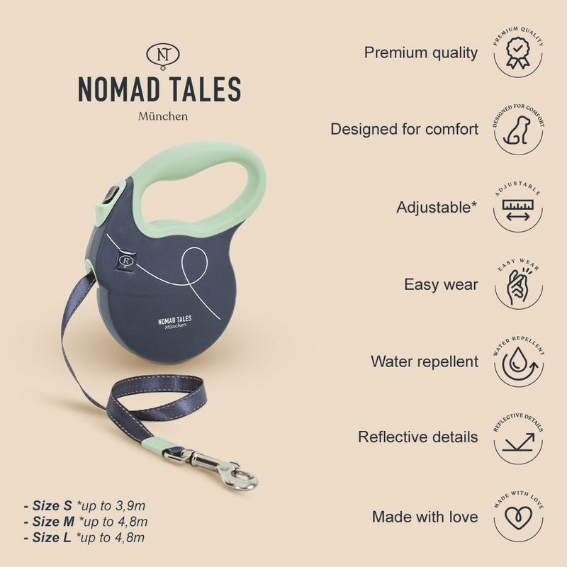 zooplus Nomad Tales Bloom Einziehbare Leine Liberty kaufen Tägliche Deals